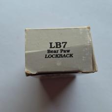 Vintage Schrade USA Uncle Henry LB7 Bear Claw Lockback Hunting Knife Box Sheath NIB