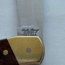 Vintage Schrade USA Uncle Henry LB7 Bear Claw Lockback Folding Hunter Knife