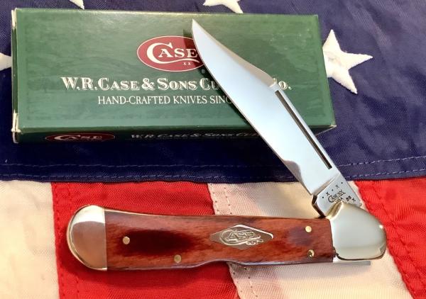 2000 Case xx Copperlock w/ Fantastic Multi Colored Rosewood Handles -NOS in Orig box 2000 Case xx Copperlock w/ Fantastic Multi Colored Rosewood Handles -NOS in Orig box