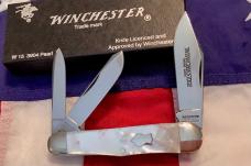 1991 Winchester Large Whittler (Mdl# 3904 P) w/ Super Flashy Mother of Pearl Handles -NOS n orig box