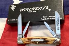 1992 Winchester Medium Congress knife (Mdl# 4935 S) w/ Great Stag Handles