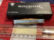 1992 Winchester Medium Congress knife (Mdl# 4935 S) w/ Great Stag Handles