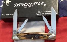 1992 Winchester Medium Congress knife (Mdl# 4935 S) w/ Great Stag Handles