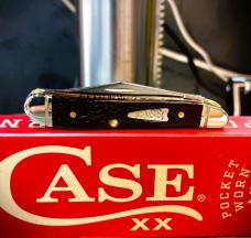 2026 Case XX Peanut 30th Anniversary 6220 SS Pocket Worn Mahogany Bone Corn Cob Jig