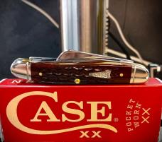 2026 Case XX Medium Stockman 30th Anniversary 6318 SS Pocket Worn Mahogany Bone Corn Cob Jig
