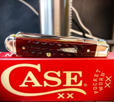 2026 Case XX Mini Trapper 30th Anniversary 6207 SS Pocket Worn Mahogany Bone Corn Cob Jig