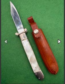 Vintage Spanish Toledo Shell Puller with Sheath