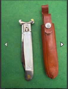 Vintage Spanish Toledo Shell Puller with Sheath