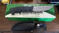 Remington Sportsman Non-Slip Fixed Skinner 4-1/4" Blade, Rubber Handle - R11503