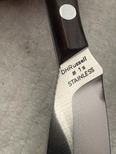 D.H. Russell-Grohmann R1S Quality Made Belt Knife Original NIB