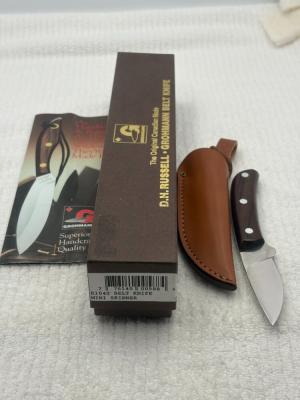 DH Russell- Grohmann Canadian Made R104S Belt Knife Mini Skinner NIB