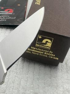 D.H. Russell- Grohmann Canadian Made R104S Belt Knife Mini Skinner NIB
