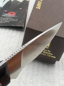 D.H. Russell- Grohmann Canadian Made R104S Belt Knife Mini Skinner NIB