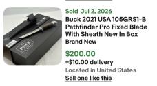 Buck 2021 USA GRS1-B Pathfinder new in original display box