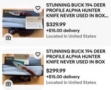 Buck Knives Limited Edition Alpha/Deerhead B194-DP-O