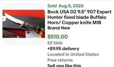 Buck Knives Limited Edition Model 907 Expert Hunter Only 250 made