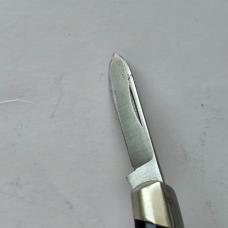 Vintage Buck 303 Cadet 3-Blade Pocket Knife Pre-Date Code USA Re-Profiled Point