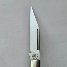 Vintage Buck 303 Cadet 3-Blade Pocket Knife Pre-Date Code USA Re-Profiled Point