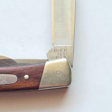 Vintage 1988 Buck 703 Companion Pocket Knife Rosewood Scales TLC Repair User