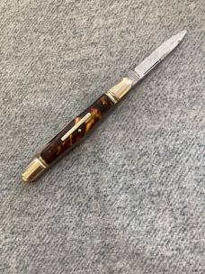 RARE! Antique ALEXANDER SHEFFIELD/SMITH BROS. BOSTON, Tortoise,Balloon True Whittler Pocket Knife