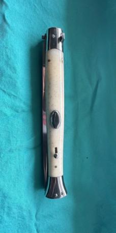 11” Orang Zaib Dagger Switchblade in Camel Bone 