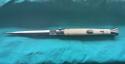 11” Orang Zaib Dagger Switchblade in Camel Bone 