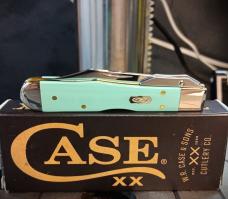 2026 Case XX Cheetah Cub 1011 1/2L Seafoam Green G-10 Smooth - Stainless Blade