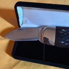 1980 Case XX Elephant Toe Bradford Bonanza w/ Unique Satin SSP Worked Blades. 