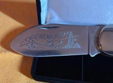 1980 Case XX Elephant Toe Bradford Bonanza w/ Unique Satin SSP Worked Blades. 