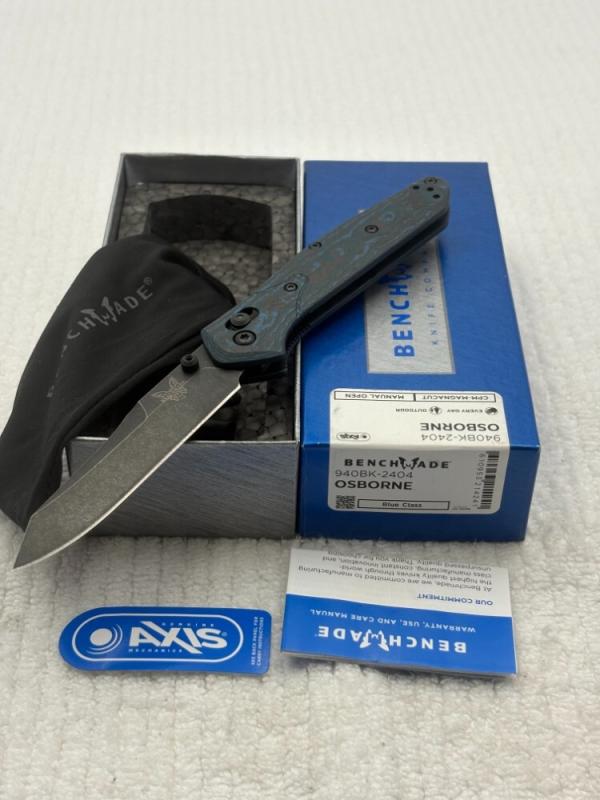 Benchmade 940BK-2404 Limited Edition Osborne New In Box Made In USA Benchmade 940BK-2404 Limited Edition Osborne New In Box Made In USA