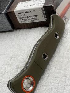 Benchmade 15500-3 Meatcrafter Fixed Blade New In Box Made In USA