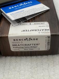 Benchmade 15500-3 Meatcrafter Fixed Blade New In Box Made In USA