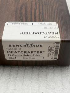 Benchmade 15500-3 Meatcrafter Prototype Fixed Blade New In Box Made In USA 