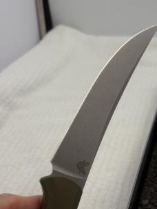 Benchmade 15500-3 Meatcrafter Prototype Fixed Blade New In Box Made In USA 