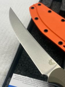 Benchmade 15500-3 Meatcrafter Prototype Fixed Blade New In Box Made In USA 
