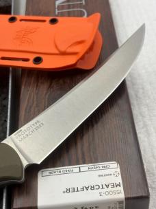 Benchmade 15500-3 Meatcrafter Prototype Fixed Blade New In Box Made In USA 