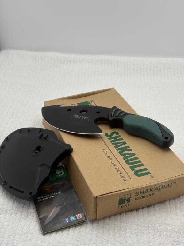 CRKT Shakaulu Fixed  Blade Specialty Hunting Knife Designed By Ken Onion