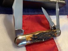 1991 Winchester (by Queen) Hump Back / Balloon Whittler (Mdl# 3902 S) w/ Super Stag Handles