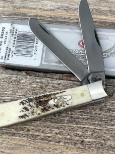 CASE XX ** 2017 VINTAGE BONE PVD COATED BLADE TRAPPER