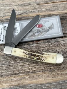 CASE XX ** 2017 VINTAGE BONE PVD COATED BLADE TRAPPER