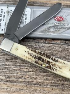 CASE XX ** 2017 VINTAGE BONE PVD COATED BLADE TRAPPER