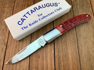 Cattaraugus Cutlery by AG Russell Mediterranean Barlow Red Jigged Bone 