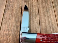 Cattaraugus Cutlery by A.G. Russell Mediterranean Barlow Red Jigged Bone 