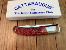 Cattaraugus Cutlery by A.G. Russell Mediterranean Barlow Red Jigged Bone 
