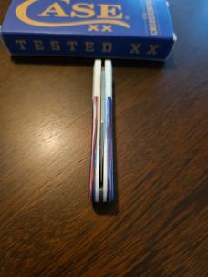 2026 Case XR Barlow Red, White, and Blue June cut of the month