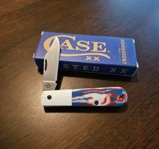 2026 Case XR Barlow Red, White, and Blue June cut of the month