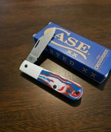 2026 Case XR Barlow Red, White, and Blue June cut of the month