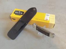 Buck 110 Folding Hunter Knife - Nickel Silver Bolsters Ebony Scales S30V Blade - NEW