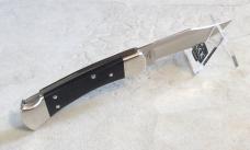 Buck 110 Folding Hunter Knife - Nickel Silver Bolsters Ebony Scales S30V Blade - NEW