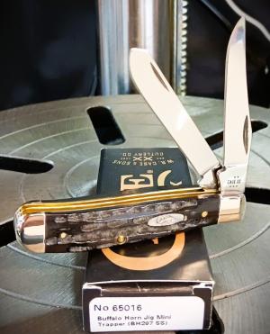 2025 Case XX Mini Trapper Buffalo Horn Jig BH207 SS